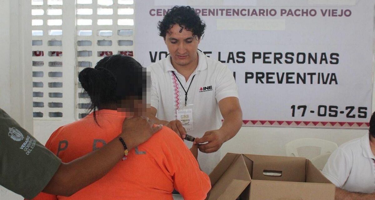 Por primera vez, 957 Personas Privadas de la Libertad ejercen voto anticipado en Veracruz para elegir alcaldías