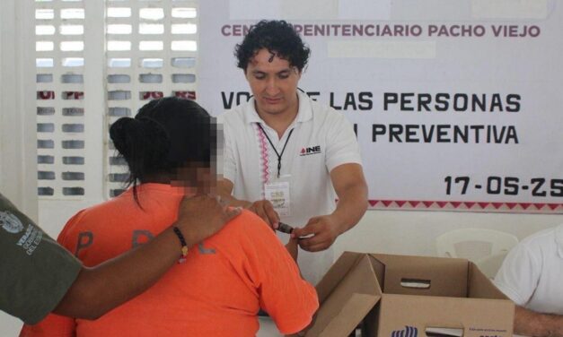 Por primera vez, 957 Personas Privadas de la Libertad ejercen voto anticipado en Veracruz para elegir alcaldías
