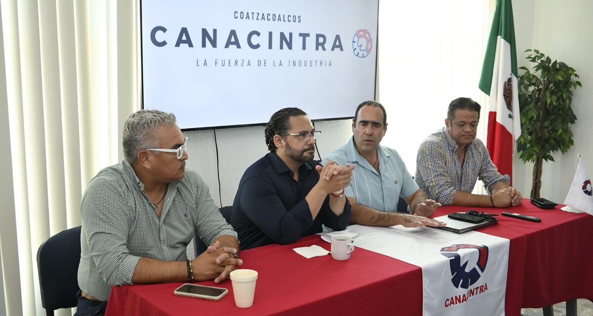Transformar Coatzacoalcos desde el Orden: Pedro Miguel Rosaldo dialoga con empresarios de Canacintra
