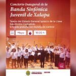 Concierto inaugural de la Banda Sinfónica Juvenil de Xalapa en el Teatro del Estado