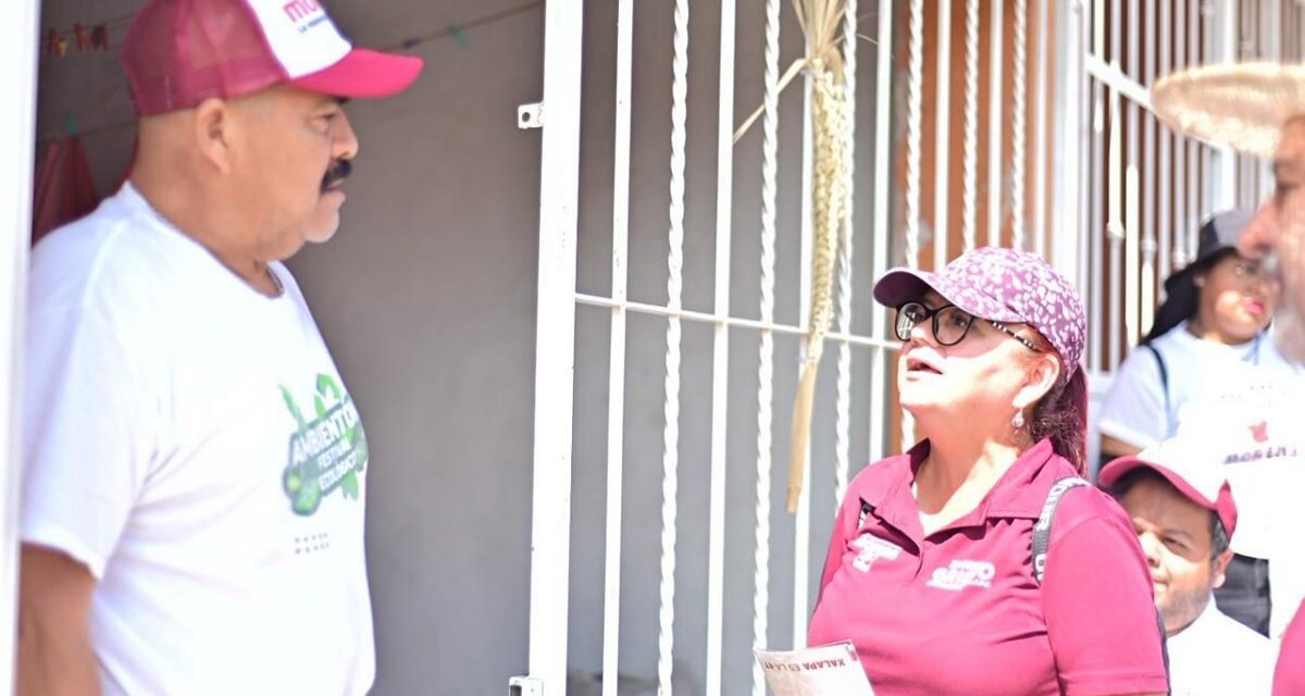 La ciudadanía sí reconoce la transformación que se vive en Xalapa; ‘arrasaremos en las urnas’: Daniela Griego