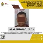 Detienen a Asai Antonio ‘N’ presunto asesino de candidata de MORENA en Texistepec