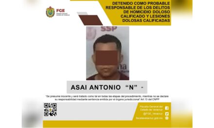 Detienen a Asai Antonio ‘N’ presunto asesino de candidata de MORENA en Texistepec