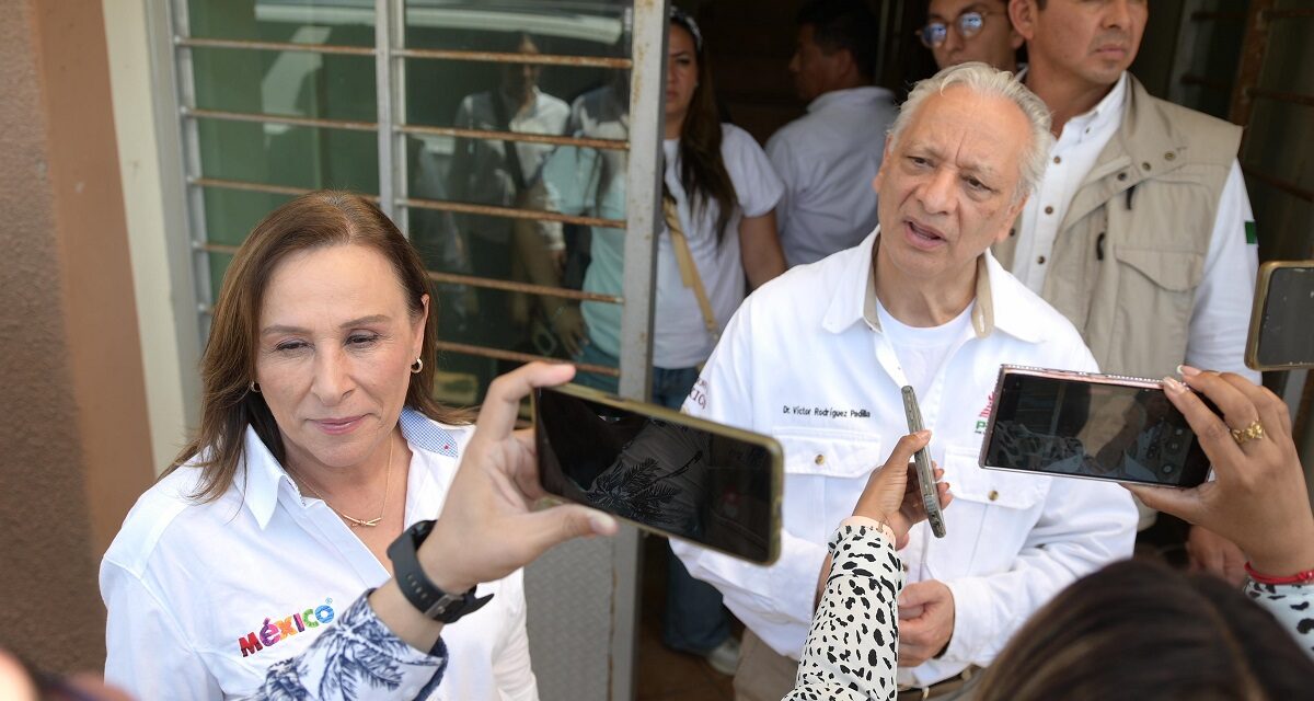Entrevista a la gobernadora Rocío Nahle García previo a la supervisión con Pemex