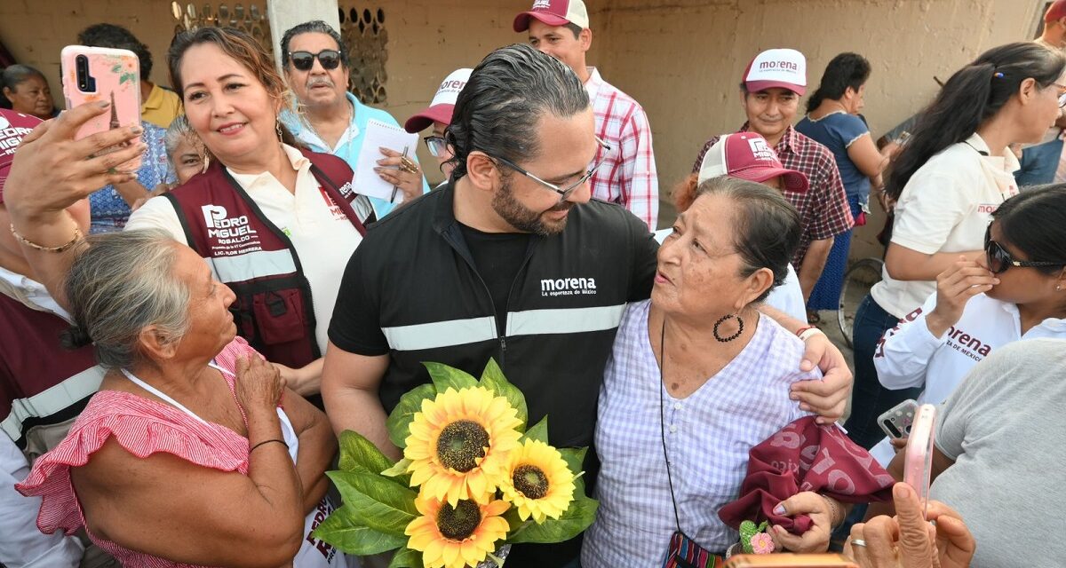 Hay que hacer que las cosas sucedan, salgamos todos a votar: Pedro Miguel Rosaldo