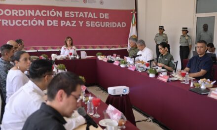 Gobernadora Rocío Nahle realiza Mesa de Seguridad en Tihuatlán