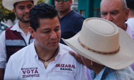 MORENA con Daniel Baizabal se perfila como ganador de la elección a la alcaldía en Emiliano Zapata