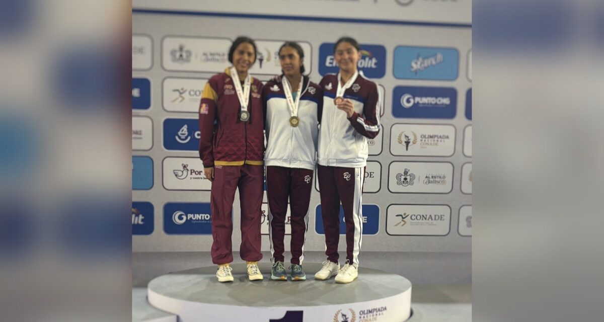 Veracruz suma cinco preseas en el primer día de la Olimpiada Nacional de natación