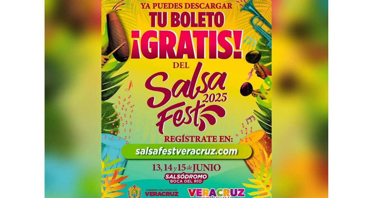 Regístrate y descarga tus boletos para el Salsa Fest