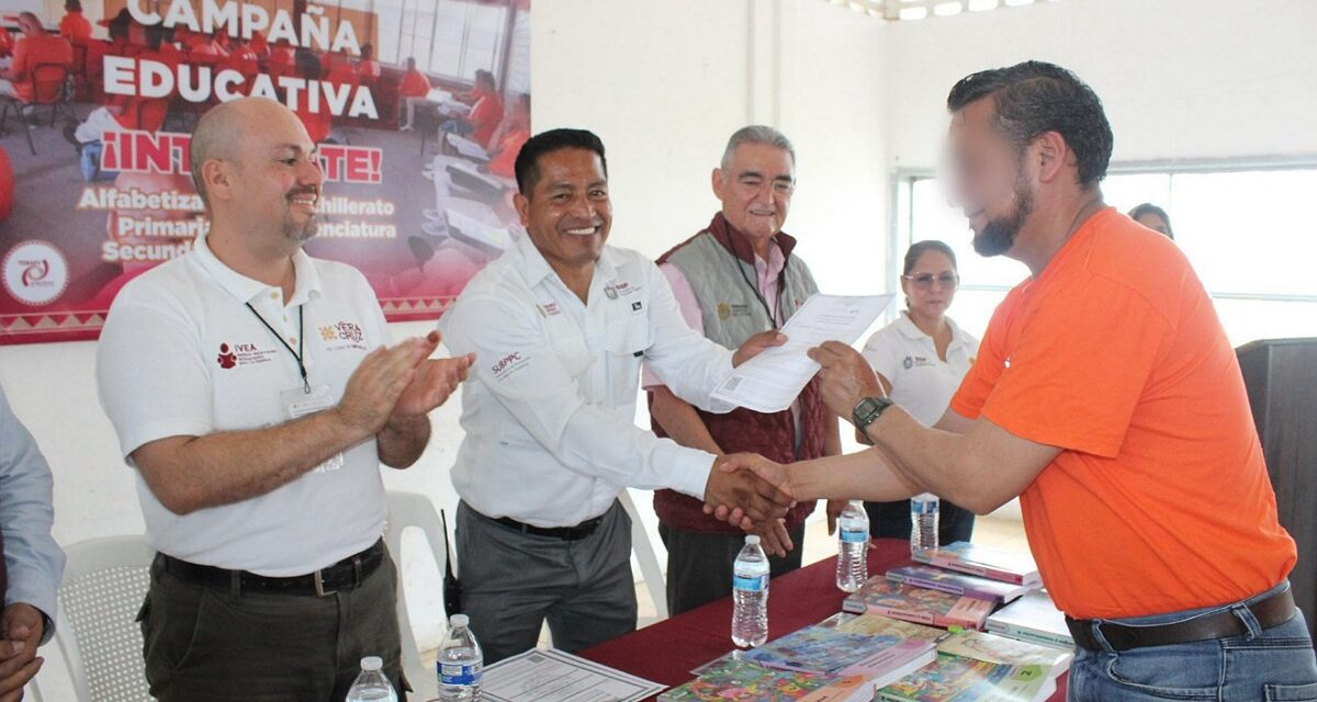 Más de 2 mil personas privadas de la libertad cursan estudios en Veracruz
