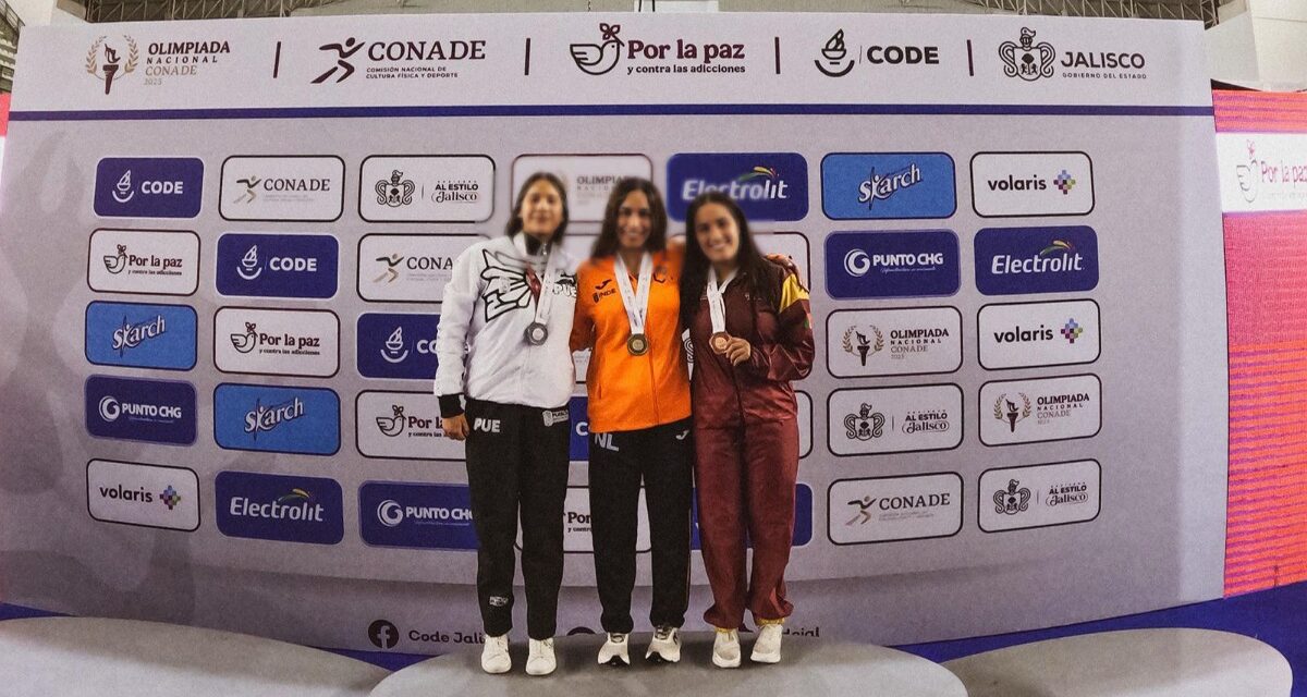 En natación, suma Veracruz dos medallas en la Olimpiada Nacional 2025