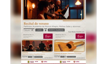 Invita SECVER a los conciertos Sábados de Lara de junio en la Casa Museo Agustín Lara