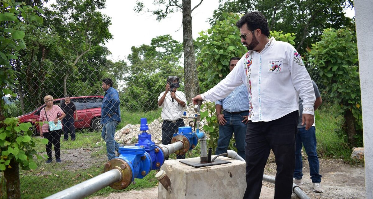 Modernizan sistema de agua en Peñuela tras años de rezago