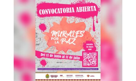 Convoca Veracruz a jóvenes para pintar murales por la paz en sus escuelas