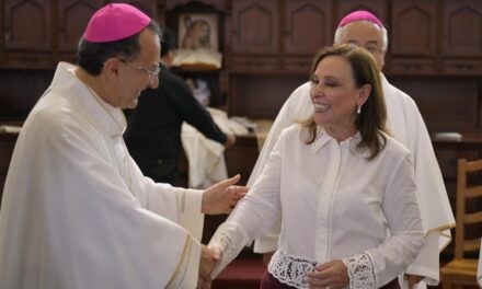 Se reúne Nahle con Nuncio Apostólico del Vaticano; dedica generosas palabras a Veracruz