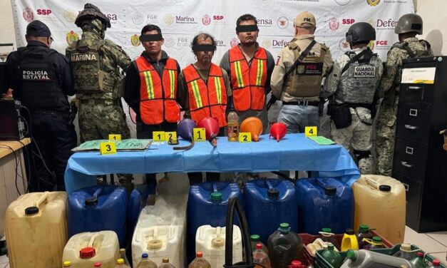 SSP, FGE y fuerzas federales detienen a 17 personas en seis municipios