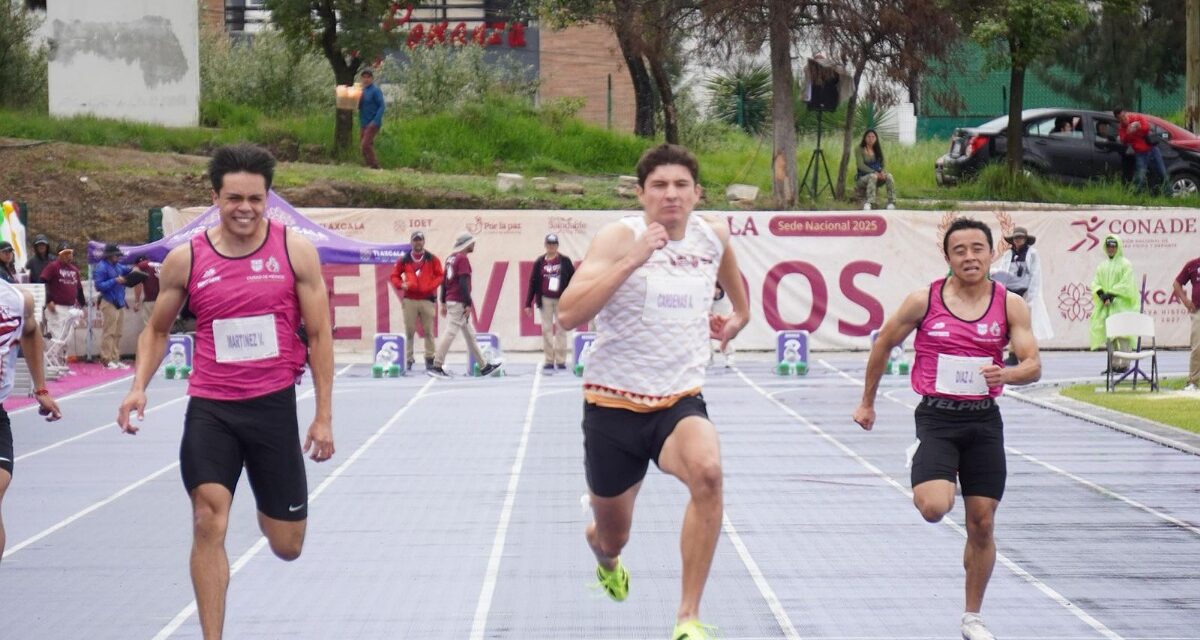 Triple oro para Veracruz en velocidad y campo en la Olimpiada CONADE 2025