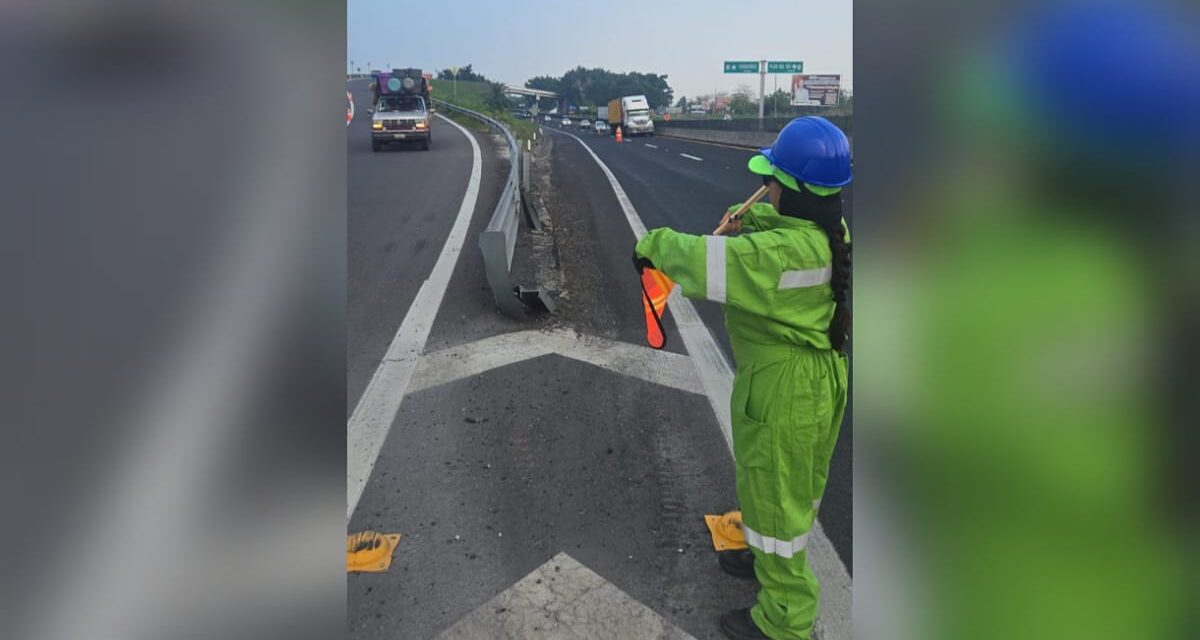 Ejecuta la SICT programa Conservación Periódica en la carretera Xalapa–Veracruz