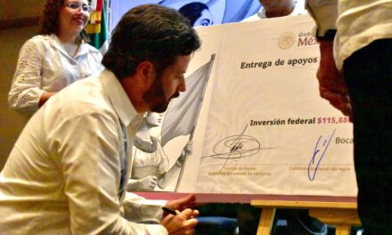 Recibe Veracruz apoyos para infraestructura hidroagrícola