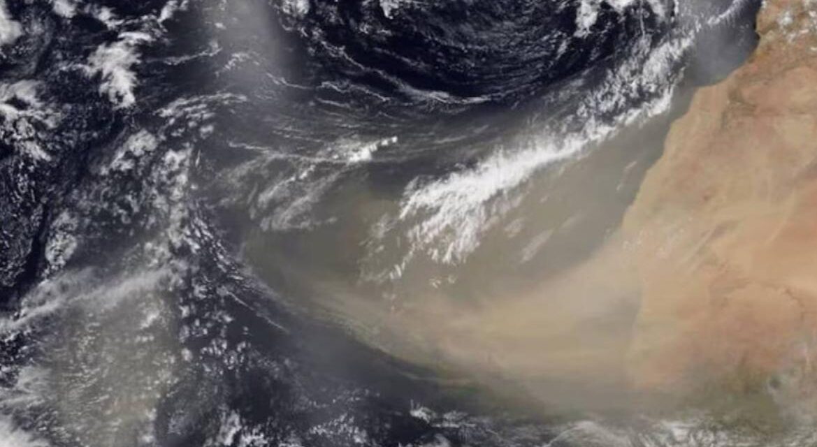 En junio y julio mayor cocentración de polvo del Sahara en el Atlántico