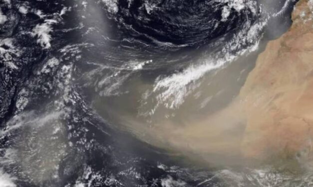 En junio y julio mayor cocentración de polvo del Sahara en el Atlántico