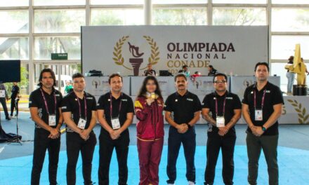 Charlotte Benítez da el oro a Veracruz en taekwondo en la Olimpiada Nacional