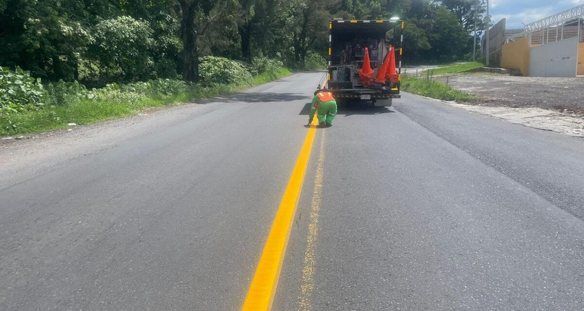 SICT instalará señalamiento horizontal en 1,627 kilómetros de carreteras de Veracruz