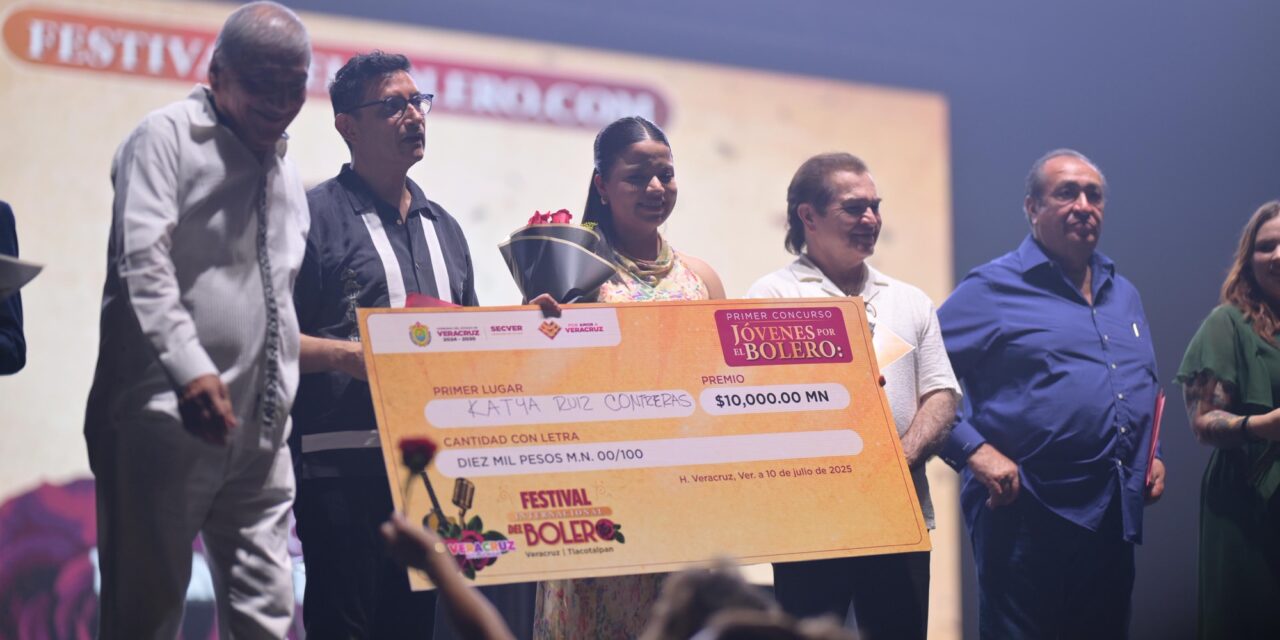 Jóvenes talentos abren el Festival Internacional del Bolero en Veracruz