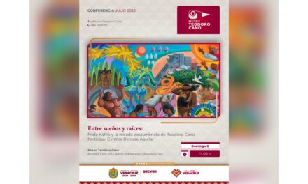 Ofrece la SECVER Conferencia de Frida Kahlo y Teodoro Cano en Papantla