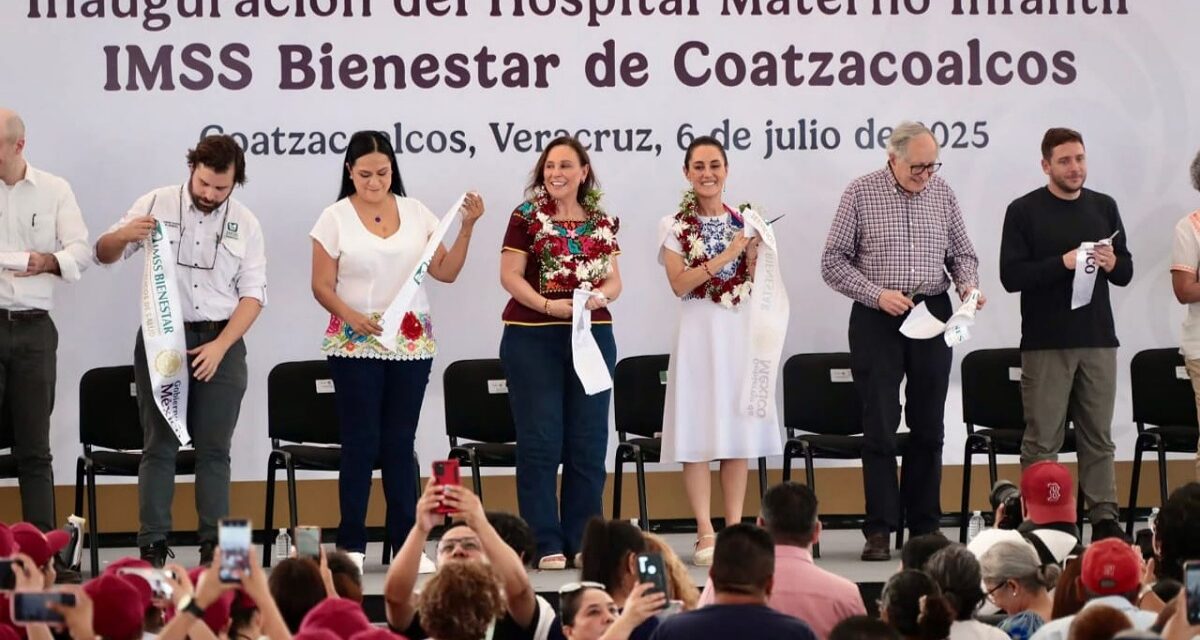 Hospital Materno Infantil de Coatzacoalcos, sello de transformación y justicia social: Rocío Nahle