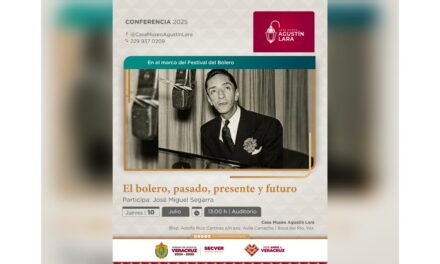 Presentará SECVER conferencia de bolero en Casa Museo Agustín Lara