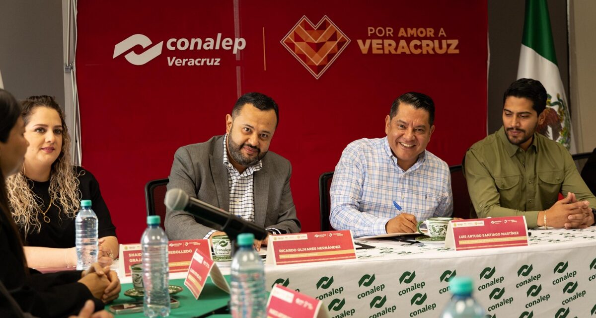 STPSP y Conalep Veracruz firman convenio en beneficio de estudiantes y egresados