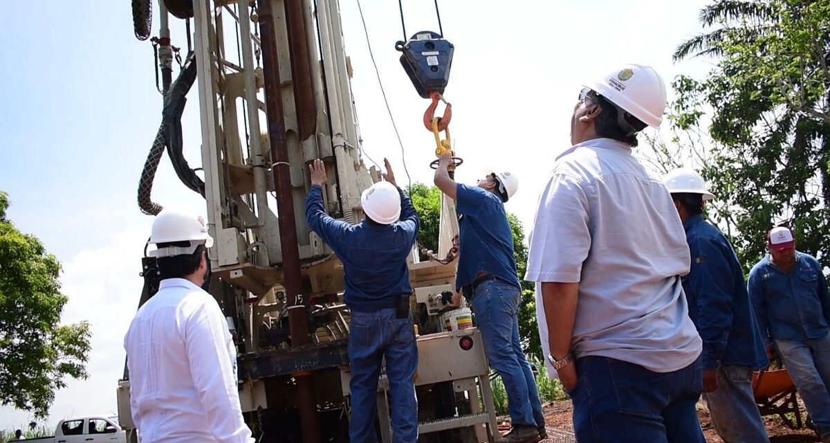 Reactivan sistemas de agua en Acayucan, Ixhuatlán y Chinameca con nuevos pozos