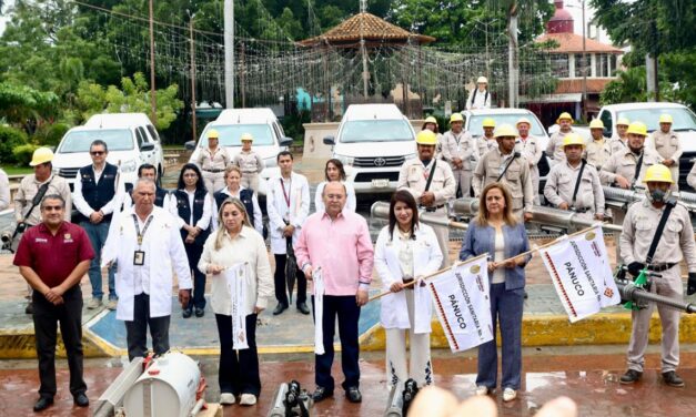 Arranca en Pánuco campaña de fumigación y eliminación de criaderos de Aedes aegypti