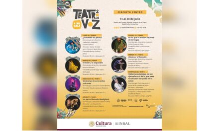 SECVER e INBAL presentan el 20 Festival de Monólogos en el Teatro del Estado