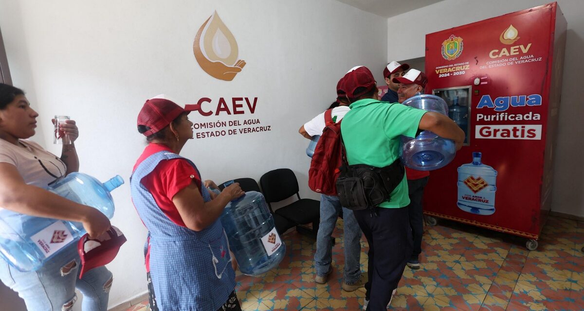 Ponen en operación planta purificadora de agua en Xico