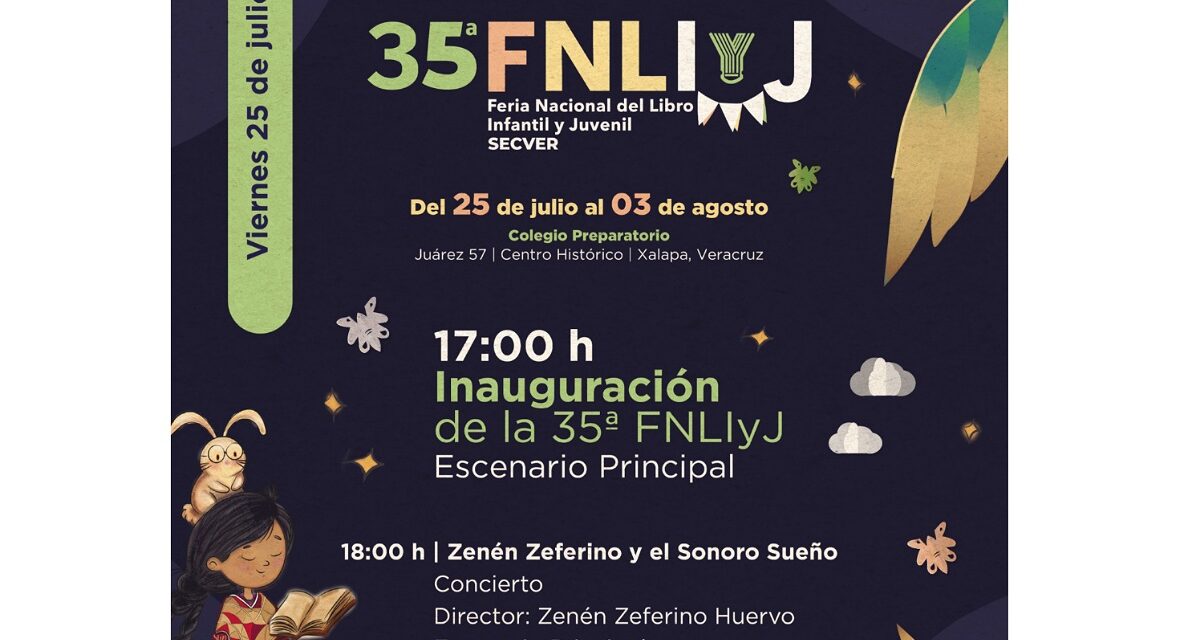Invita SECVER a la inauguración de la 35ª FNLIyJ