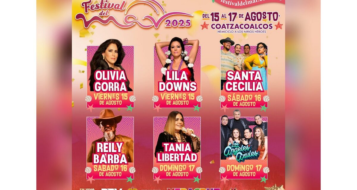 Lila Downs, Tania Libertad y Los Ángeles Azules en el Festival del Mar