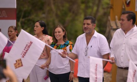 Rocío Nahle da banderazo a pavimentación del tramo Platón Sánchez–Huejutla de Reyes