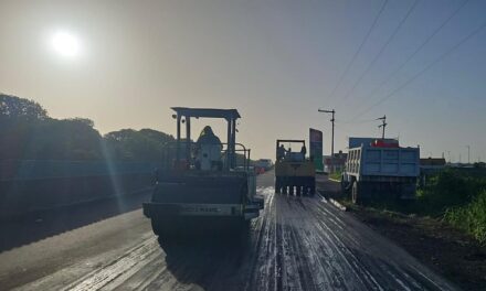 Rehabilita la SICT 8.2 kms del Libramiento Veracruz