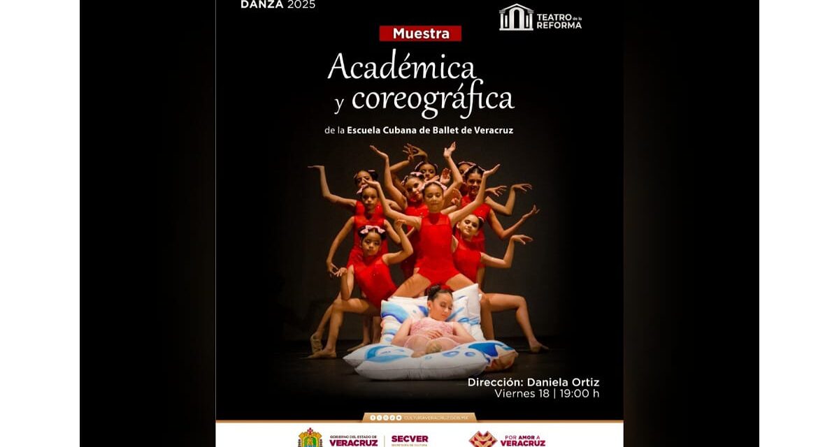 Muestra de la Escuela Cubana de Ballet en el Teatro de la Reforma