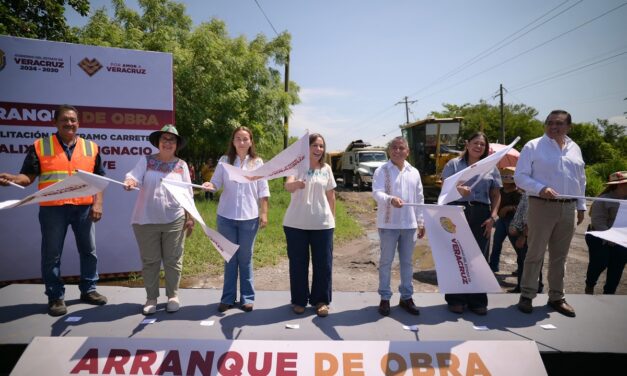 Intensa rehabilitación carretera en Veracruz, invierte Nahle mil 400 mdp