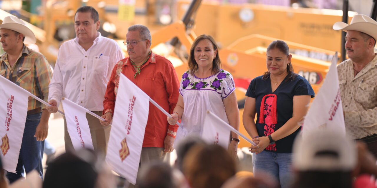 Rocío Nahle le cumple al Totonacapan, arranca rehabilitación de 60 km