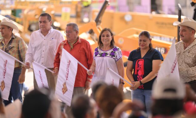 Rocío Nahle le cumple al Totonacapan, arranca rehabilitación de 60 km