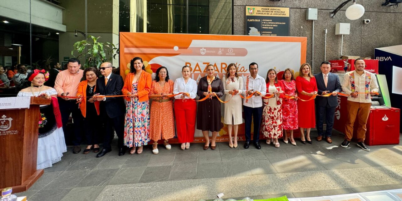 Realiza Poder Judicial 7ª Expo-Venta Bazar Naranja Mujeres Emprendedoras