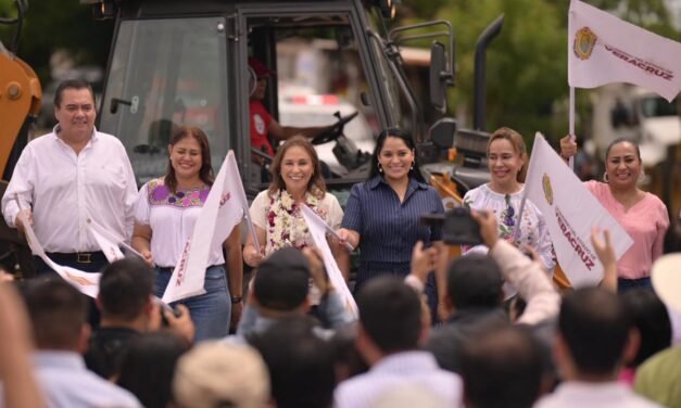 Palabra cumplida: inicia Rocío Nahle reconstrucción total de la carretera Santiago-Isla y puente El Mostal