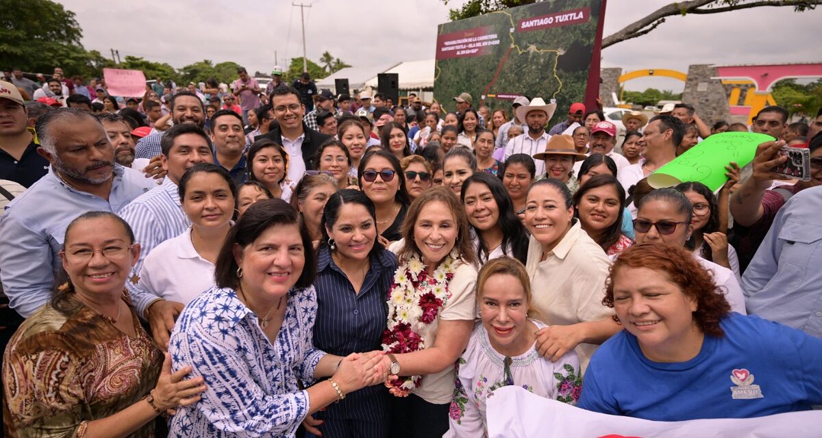 Ante añejo abandono de las carreteras en el sur, gobernadora Nahle arranca obras de infraestructura