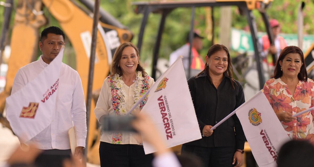 Rocío Nahle da banderazo a rehabilitación carretera esperada por más de 20 años en Atoyac