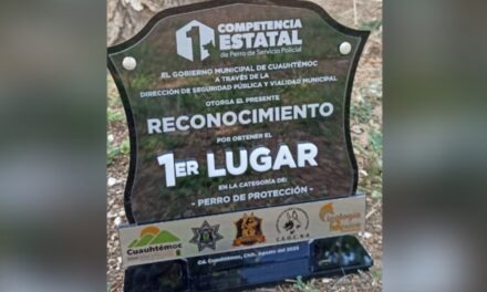 Unidad Canina K9 de SSP gana Primer Lugar Nacional por Excelencia