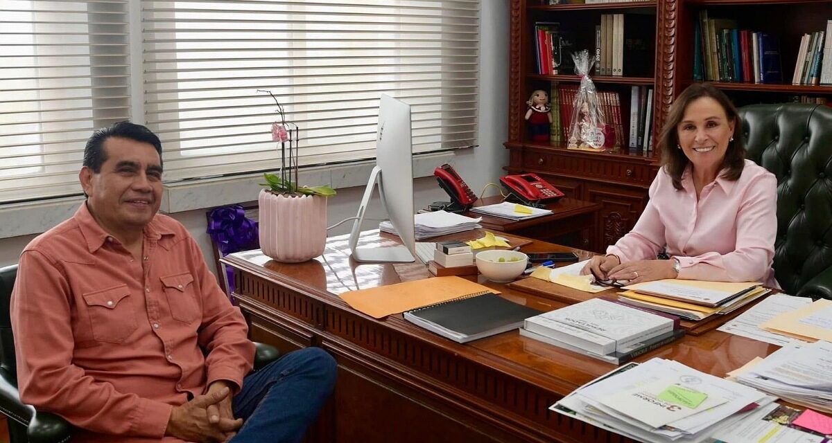 Revisan agenda legislativa de Veracruz, se reúnen gobernadora y presidente de JUCOPO